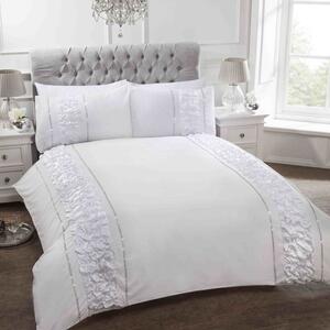 Provence Embellished Bedding Set White