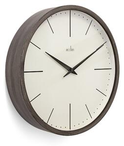 Acctim Leksvik Grey Wood Wall Clock Grey