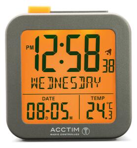 Acctim Invicta Grey Alarm Clock Grey