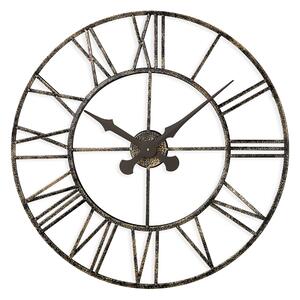 Vintage Skeleton 70cm Indoor Outdoor Wall Clock Black