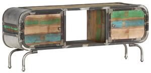 TV Cabinet Multicolour 110x30x42 cm Solid Wood Reclaimed