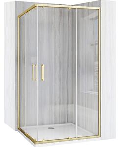 Shower Enclosure Rea City 80x100 Brush Gold