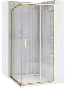 Shower enclosure Rea City 80x80 Gold Brush