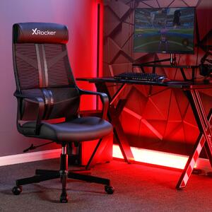X Rocker Helix Mesh Office Gaming Chair Black
