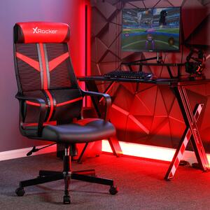 X Rocker Helix Mesh Office Gaming Chair Red