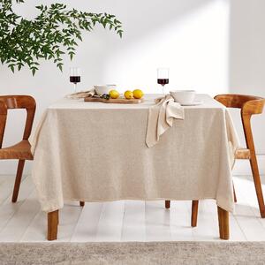 Linen Blend Tablecloth Natural