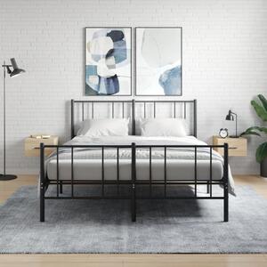 Wall-mounted Bedside Cabinets 2 pcs Sonoma Oak 35x35x20 cm