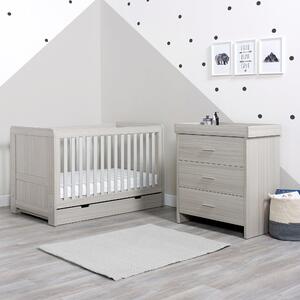 Ickle Bubba Pembrey 3 Piece Nursery Changing Furniture Set Grey