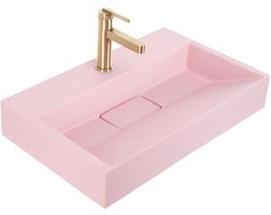 Conglomerate washbasin GOYA PINK 60CM
