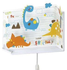 Dalber Dinos children’s wall light with a plug