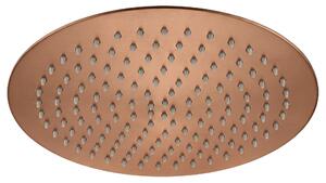 Round rain shower REA JS-P014BRG 30cm Brush Copper