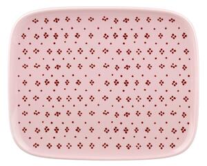 Marimekko Oiva Muija plate 12x15 cm Pink