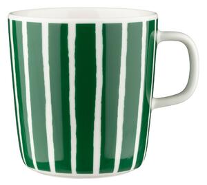 Marimekko Oiva Piccolo mug 40 cl Green-White