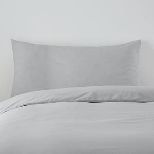 Anti Allergy 100% Cotton Standard Pillowcase Pair Silver