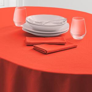 Isabelle Oval Tablecloth Orange