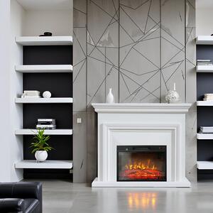 Free Standing Electric Fires ElectricSun SONIA White, with Sound Effect, 3 Colour, with APP, W120xH102cm