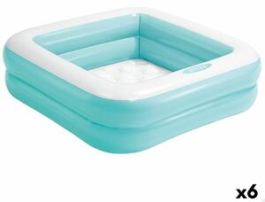 Inflatable Paddling Pool for Children Intex Squared 57 L 86 x 25 x 86 cm (6 Units)