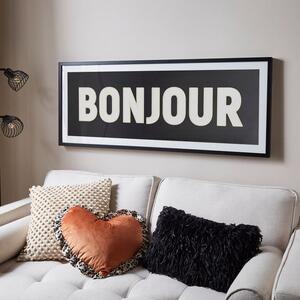 Bonjour Framed Wall Art