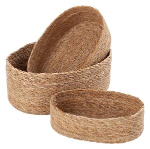 Dixie Emil bread basket oval 3-pack Natural