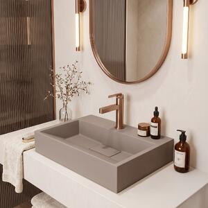 Conglomerate washbasin Rea GOYA TAUPE 50CM