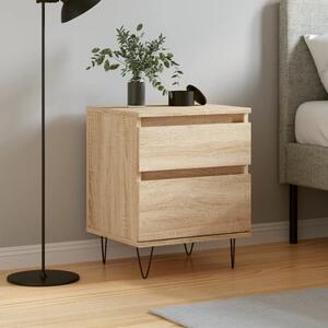 Bedside Cabinet Sonoma Oak 40x35x50 cm Engineered Wood