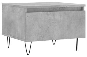 Coffee Table Concrete Grey 50x46x35 cm Engineered Wood