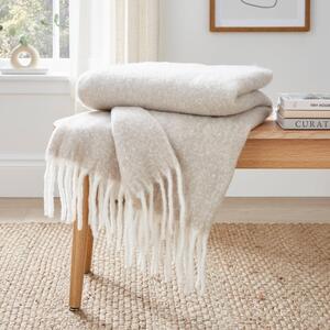 Faux Mohair Throw Blanket 130cm x 180cm