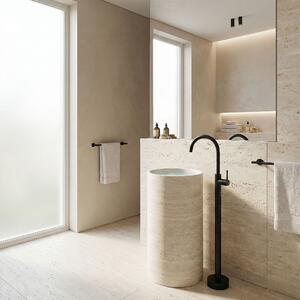 Basin mixer Rea Lungo Black