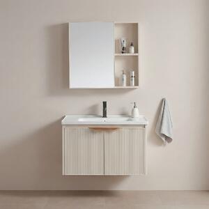 Bathroom furniture set with washbasin Mario 60cm Beige