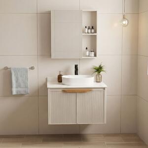 Zestaw mebli łazienkowych z blatem Marti 60cm Beige