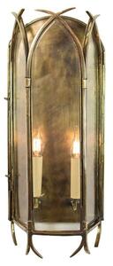 732A Gothic 2 Light Wall Lantern - product_finish:Light Antique