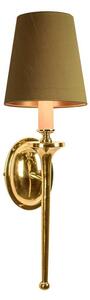 721 Grosvenor 1 Light Brass Wall Light - product_finish:Antique