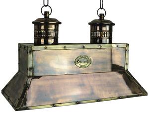 Smithys 452 Traditional Solid Copper and Brass 2 Light Pendant - product_finish:Light Antique