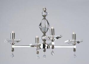 Impex STH04054/4 Starlight 4 Light Optical Glass Chandelier - product_finish:Gold Plated Finish Frame