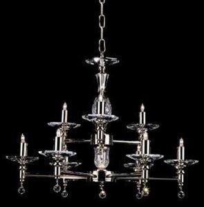 STH03061/8+4 San Marino 12 Light Optical Glass Chandelier - product_finish:Gold Plated Finish Frame