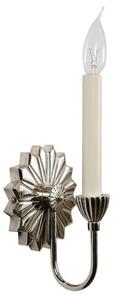 Etoile N820 Traditional Solid Brass Nickel Plated Wall Light - shades:Fitting only (without shade)