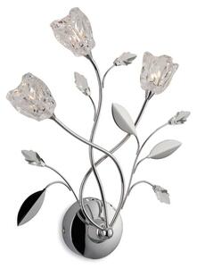 Firstlight 8360 Cindy 3 Light Wall Light with Glass Shades - product_finish:Polished Chrome