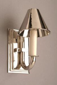 Eton N726 Solid Brass Nickel Plated 1 Light Wall Light - shades:Fitting only (without shade)