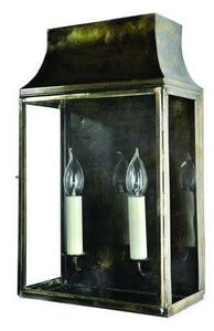 462B Medium Solid Brass Strathmore 2 Light Wall Lantern - product_finish:Polished Brass