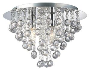 Palazzo 3 Light Round Acrylic Flush Chandelier Ceiling Light
