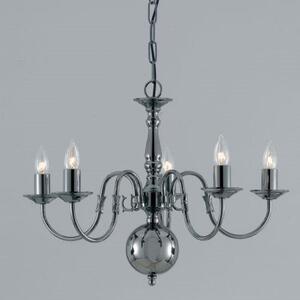 Impex Traditional Flemish 5 Light Chandelier - Various Finishes - product_finish:Antique Brass