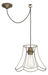 David Hunt Lighting OREGON ORE8663 Single Large Ceiling Pendant Light In Bronze Finish