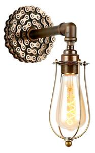 David Hunt Lighting LOX0763 LOXLEY Single Wall Light In Bronze Finish With Cage