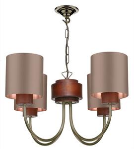 David Hunt Lighting SA0475 SADDLER 4 Light Ceiling Pendant In Antique Brass Fitting Only