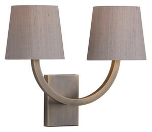 David Hunt Lighting EAR8875 EARL 2 Light Wall Light In Antique Brass Finish