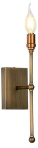 David Hunt Lighting DUR0775 DURRELL Single Wall Light In Antique Brass Finish