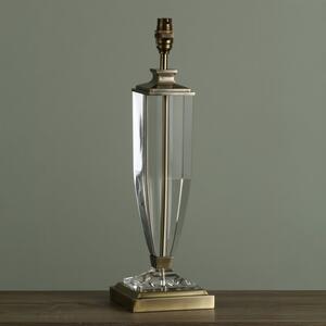 Laura Ashley Carson Antique Brass Crystal Extra Large Table Lamp Base