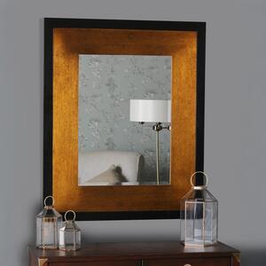 Laura Ashley Cara Mottled Bronze Rectangular Mirror 114x94cm