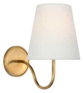 Lyndsie Wall Light Brass, Light, Hand-Rubbed Antique Brass - Andrew Martin