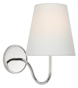 Lyndsie Wall Light Nickel, Light, Polished Nickel - Andrew Martin